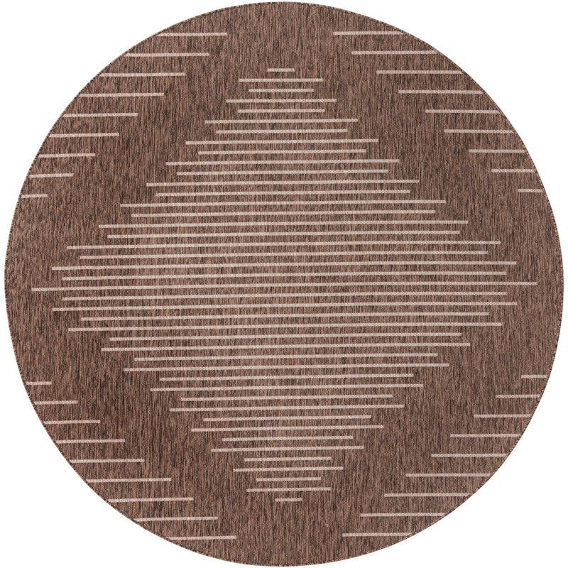 Wallington Striped Indoor Rug, Round 7'10"