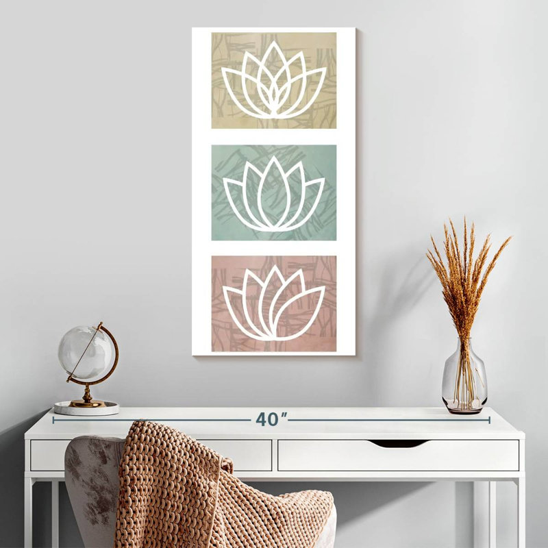 Lotus Namaste I, H 30 po x l 15 po