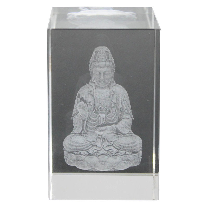 Hologramme en verre Quan Yin