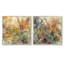 Green Grace Of Ferns - Ensemble de 2 colliers floraux carrés-623591918-623591919