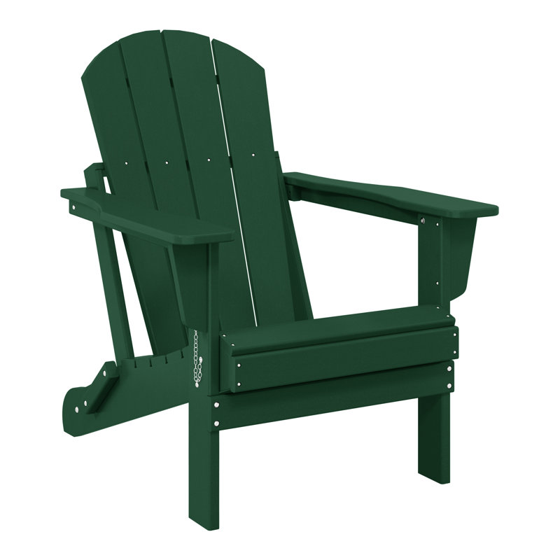 Chaise Adirondack pliante Vinnie, Vert foncé