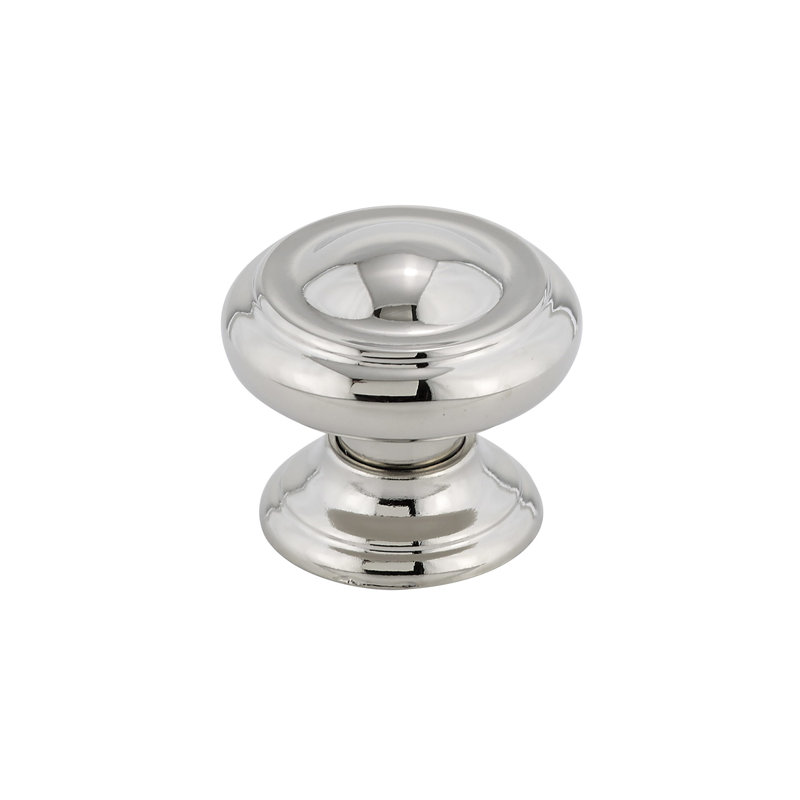 Poignée ronde Expression 1 5/16 po de diamètre, Nickel poli