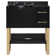 Shampoo Station with Backwash Sink with Faucet, 2 Drawers & Storage Shelf