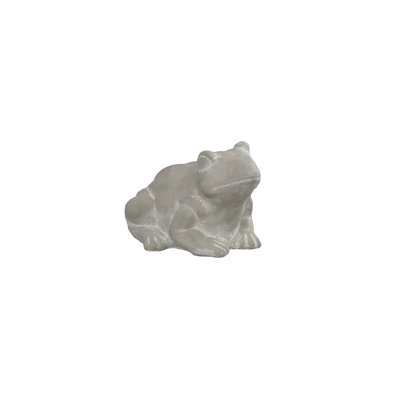 Frog Gray..7.50"x6.50"x5.25"H