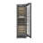 ZLINE Autograph 24 in. 12.4 cu. ft. Triple Zone 100 Bottle Panel Ready Column Wine Cooler with Accents-112298036
