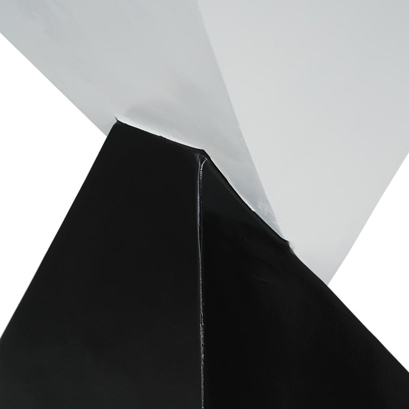Table d'appoint, Blanc/Noir