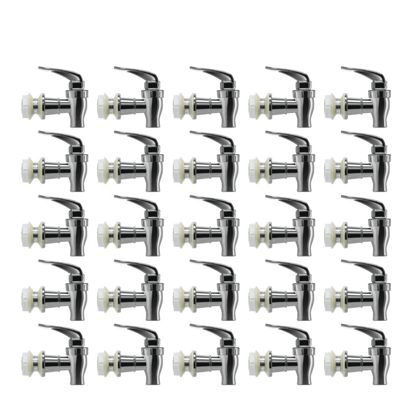 Robinet de garage à un trou, Chrome