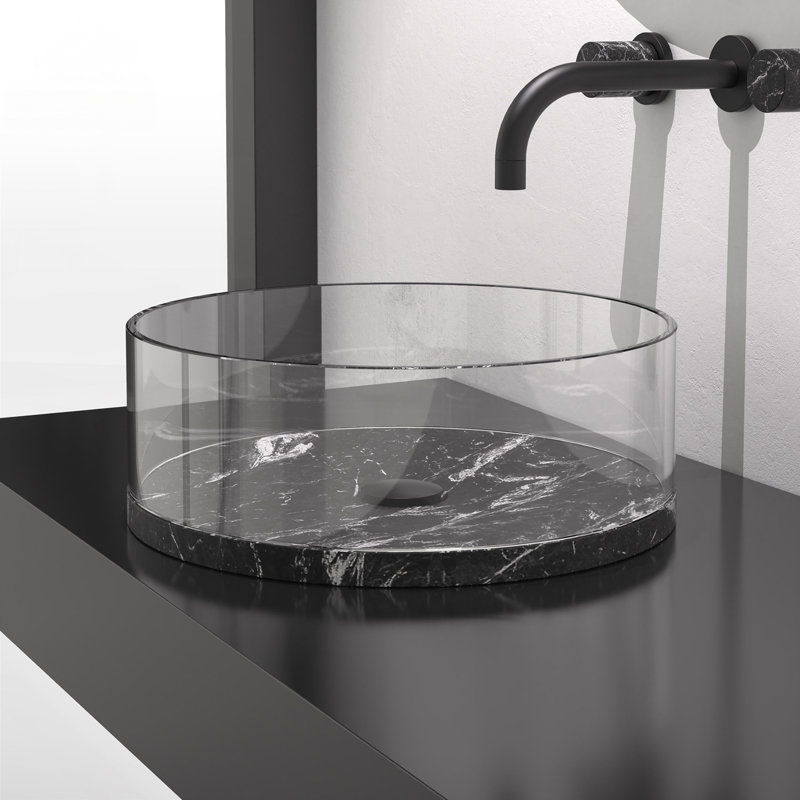 Cosmopolitan Circular Vessel Sink, Black