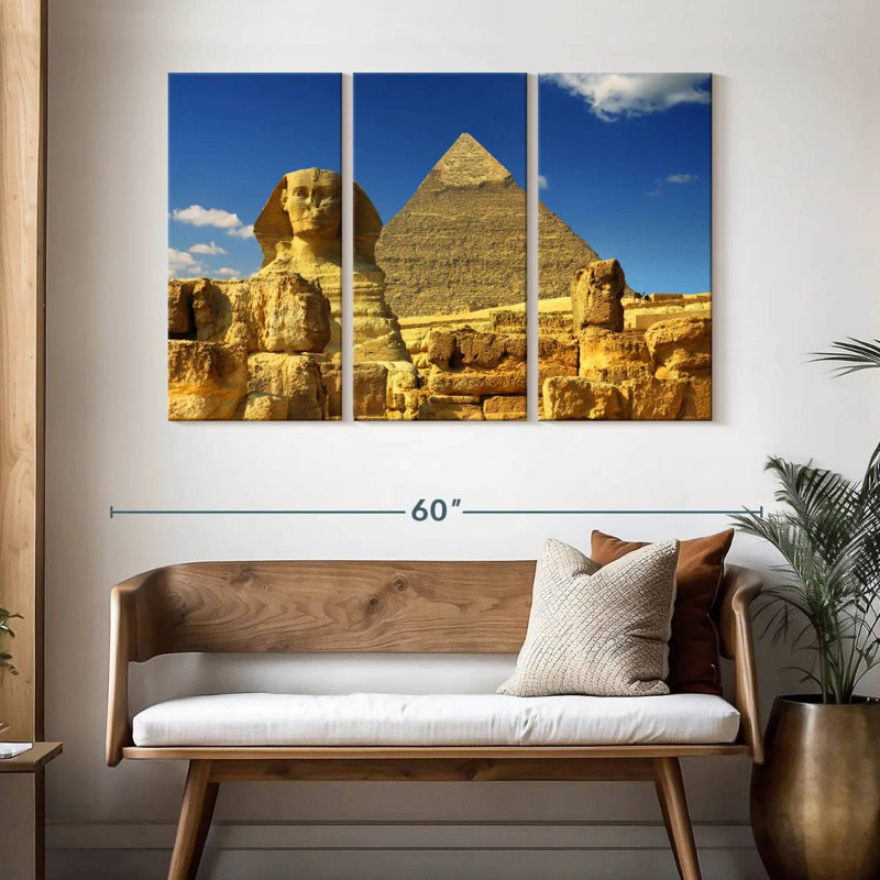 Adella Sphinx In Giza, 32" H x 50" W