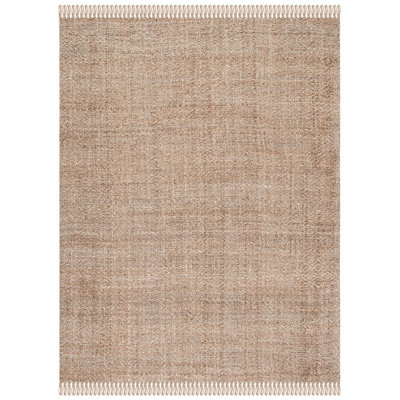 Weinstock Natural Fiber Hand Woven Jute Solid Color Rug