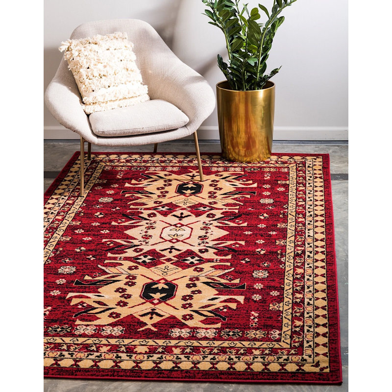 Adonnis Southwestern Indoor Rug, Rectangle 4' x 6'