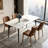 Annagh Stone Top Metal Base Dining Table-268854963-268855629