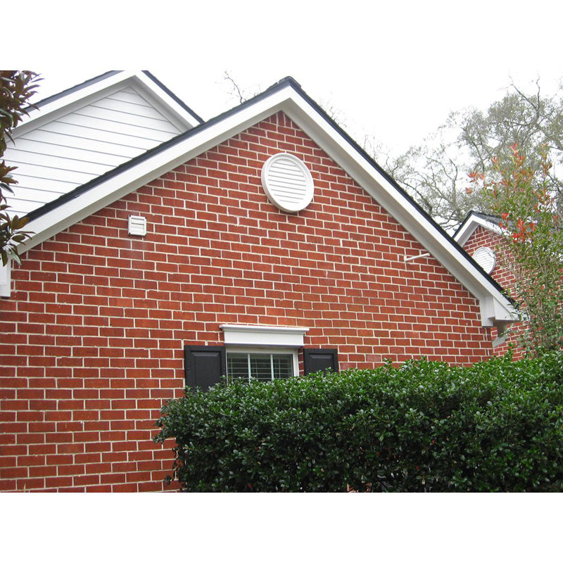 Round Gable Vent Louver, Non-Functional, 18" H x 18" W