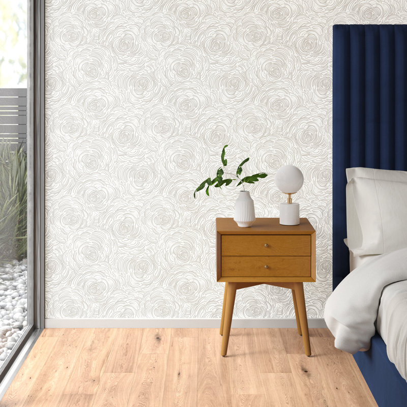 Rouleau de papier peint L 33 pi x l 20,5 po Eclipse, Gris
