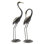 Watchful Crane Pair Garden Sculpture