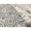 Hand-Knotted High-Quality White and Silver Area Rug