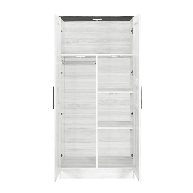 Armoire Shevella, Gris blanc