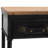 Console Table with Castors 39.4"x13"x31.5" Solid Wood Fir
