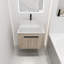 Ensemble de meuble-lavabo flottant avec lavabo en céramique Modern Design