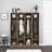 Space-Saving Entryway Organizer With Adjustable Shelves And Hooks For Versatile Storage