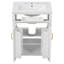 Meuble-lavabo simple 24,2 po avec comptoir Berck