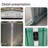 Waterproof Metal Steel Waterproof Outdoor Bike Storage Garden Shed 6Ftx9ft Apex Roof Grey With Aluminum Alloy Frame-121341539