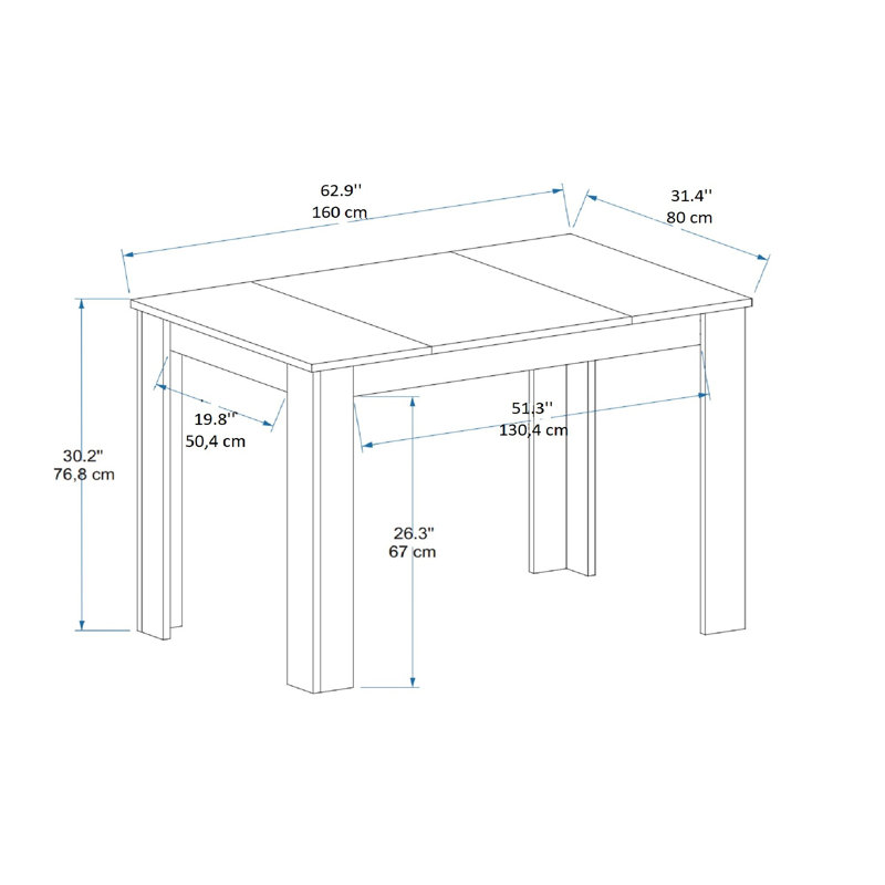 Ferro Beech Dining Table