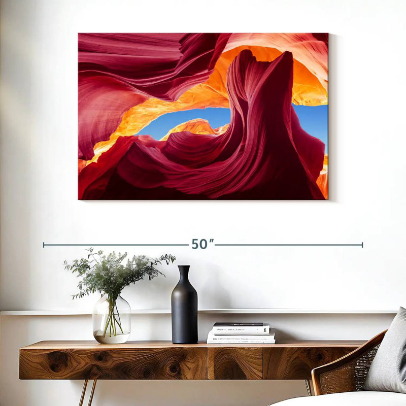 Canyon abstrait, H 26 po x l 39 po