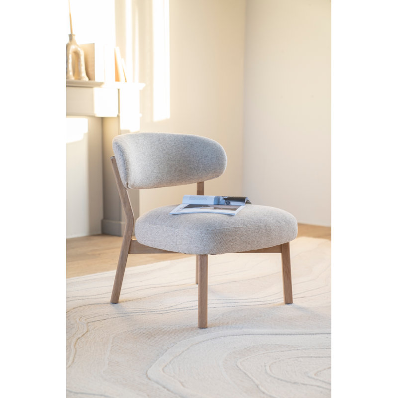 Fauteuil d'appoint Mikky, Naturel, Beige