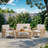 Patio 4-Piece Wood Conversation Set-251973764