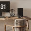 Light-walnut L-Shaped Solid Wood desk-639359405-639359406