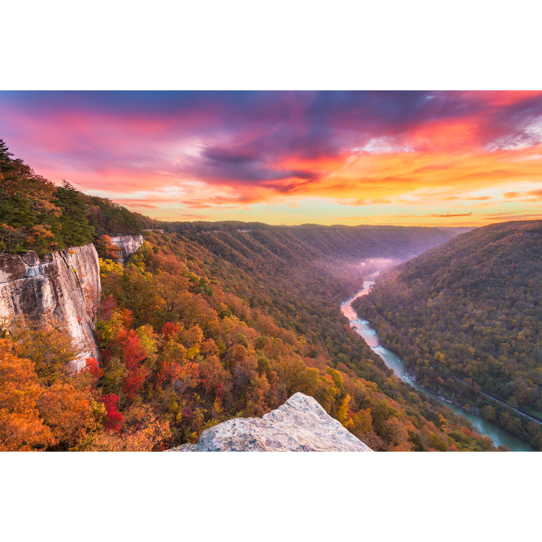 Leinwandbild New River Gorge, West Virginia, USA