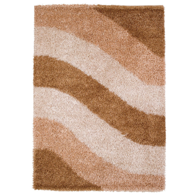 Kerala Abstract Hand Woven Shag Area Rug, Rectangle 170 x 240cm