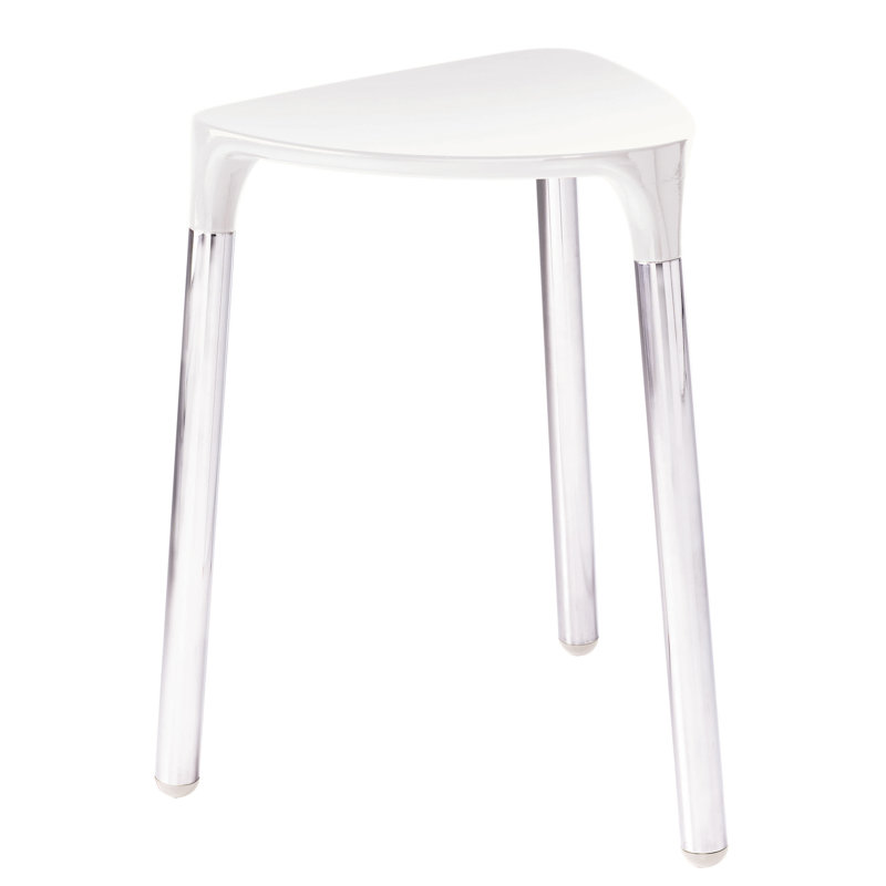 Aazeen Accent Stool, White