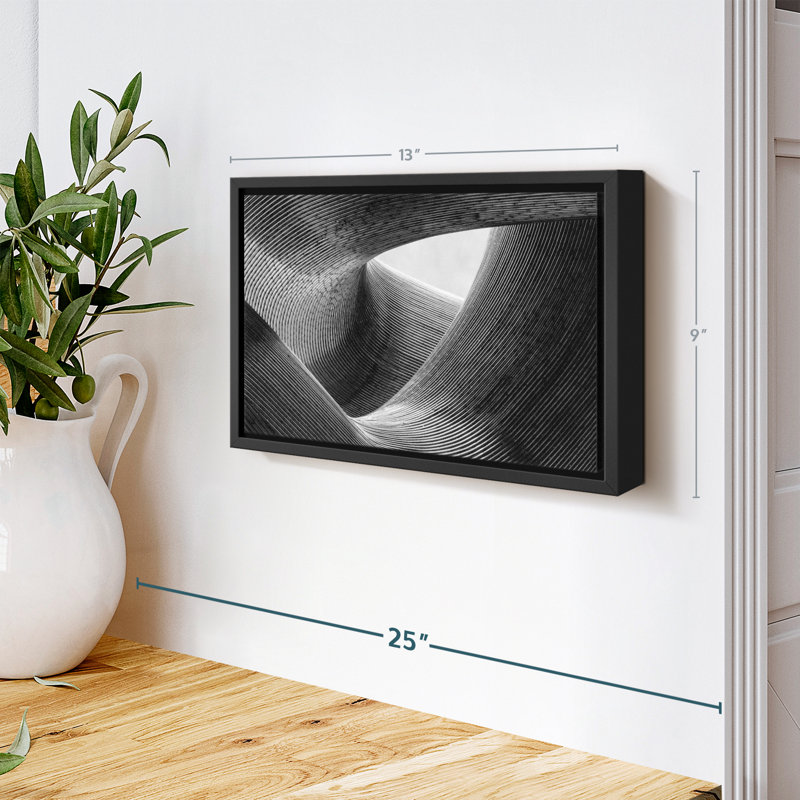 Winding Lines Canvas Print, 9" H x 13" W