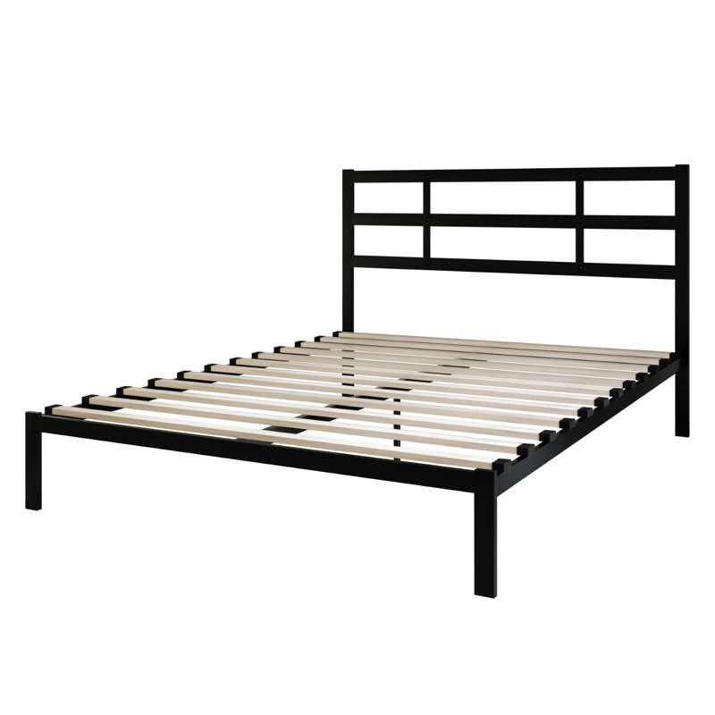 Adylan Metal Bed, Queen, Black