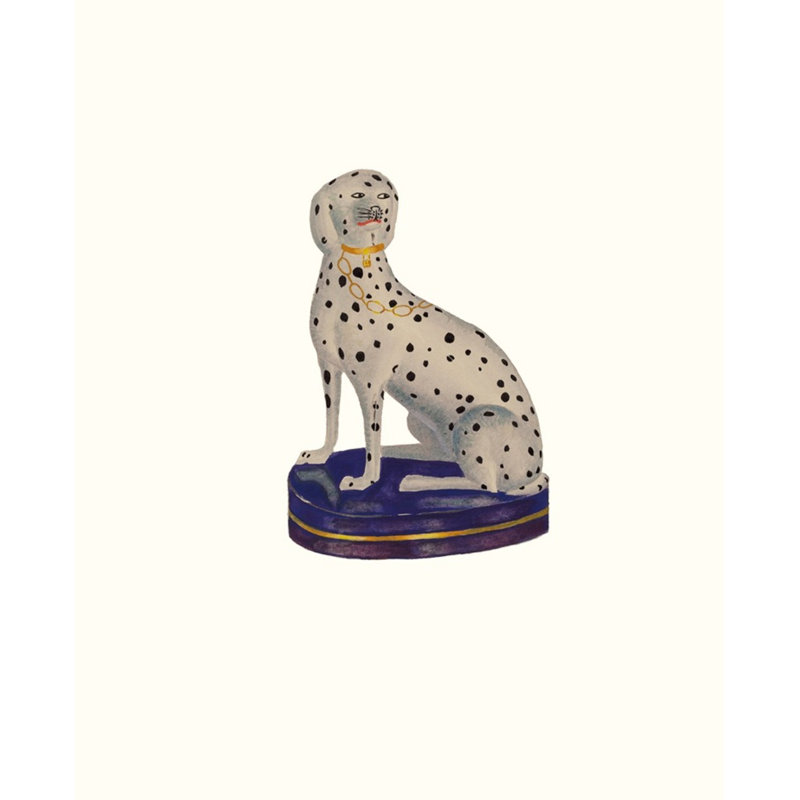 Dalmatian 1 Print by Grand Archives, Black Single Picture Framed, 22'' H x 18'' W