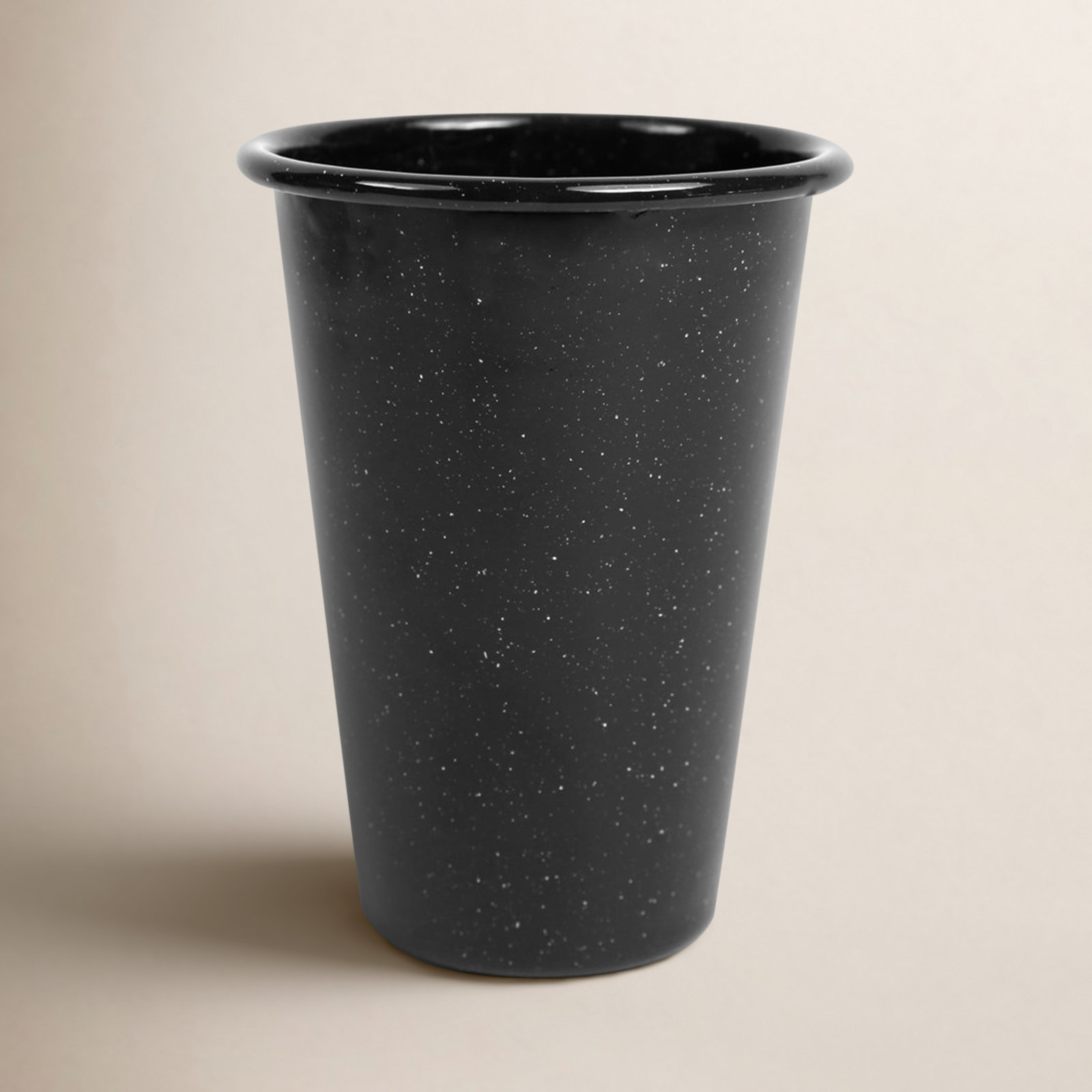 Crow Canyon Enamelware Stinson 14 oz Tumbler, Black