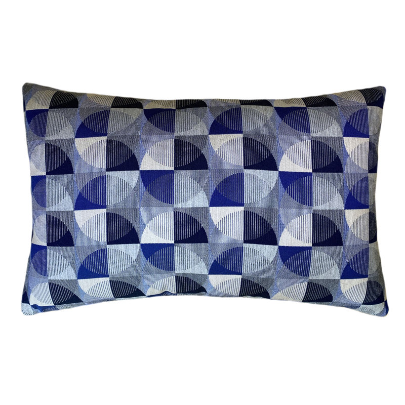 Discus Geometric Sunbrella® Outdoor Throw Pillow