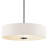 Broden 3 - Light Satin Black Drum Pendant-97962309-97803578