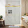 Opal Mirage MCOCOD 72" W x 76" H Double Smooth Sliding Shower Door with 3/8"(10mm)Clear Glass