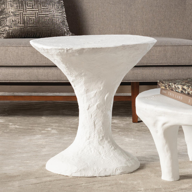 Table d'appoint Primitive - blanc doux
