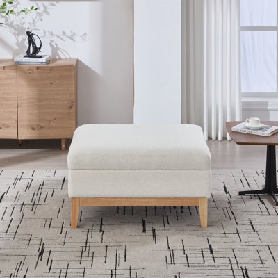 Table basse avec repose-pieds 33,8 po