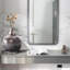 Vase en argent poli Advik - court-776319390
