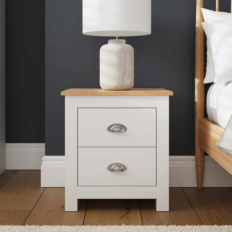 Lancaster 2 Drawer Bedside