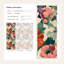 Papier peint floral rétro