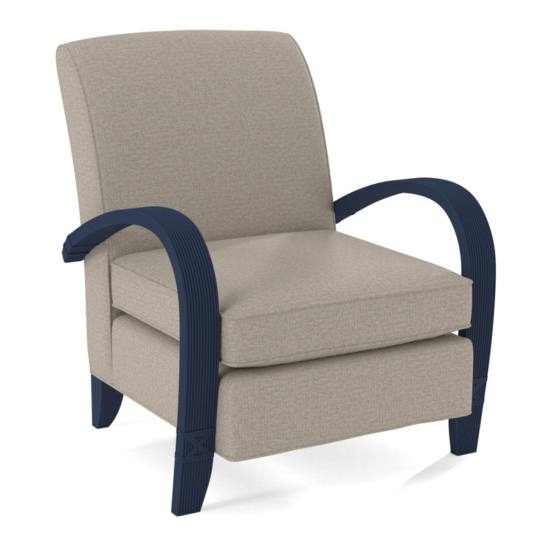 Vero Armchair, Havana, Beige Performance Fabric; 0851-73