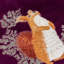 Pineberry Forest Purple Square Cushion