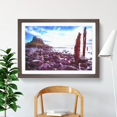 Holy Island in Lindisfarne - Picture Frame Graphic Art