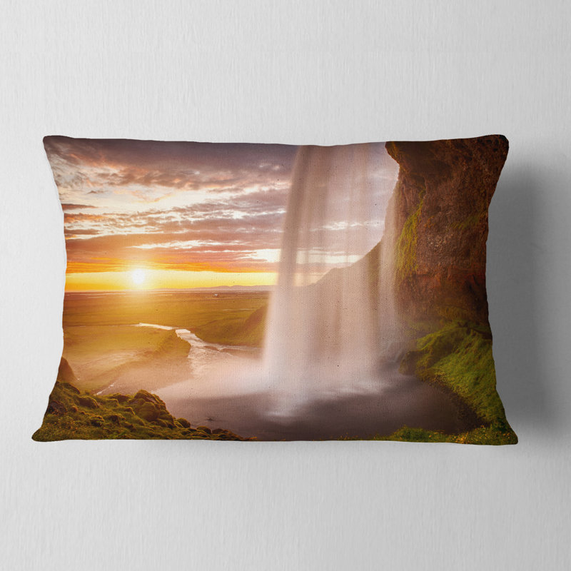 Landscape Reversible Throw Pillow